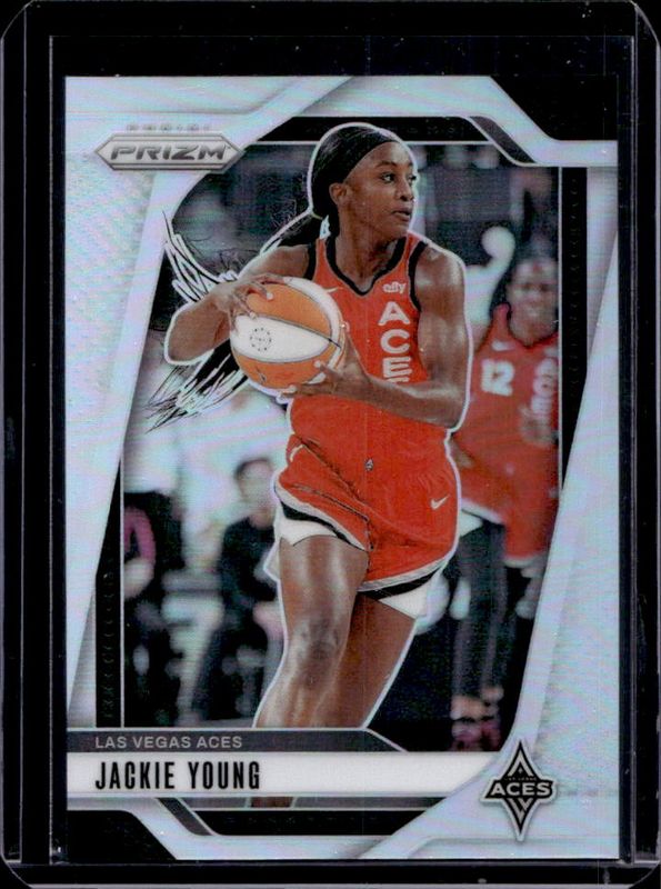 Jackie Young 2024 Prizm WNBA #1 Silver RAW