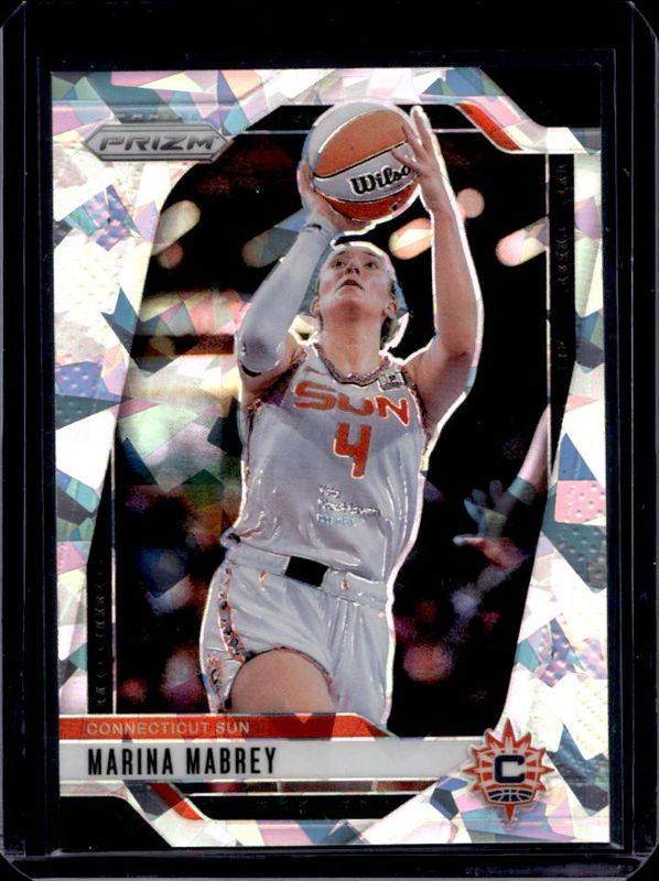 Marina Mabrey 2024 Prizm WNBA #132 Ice RAW