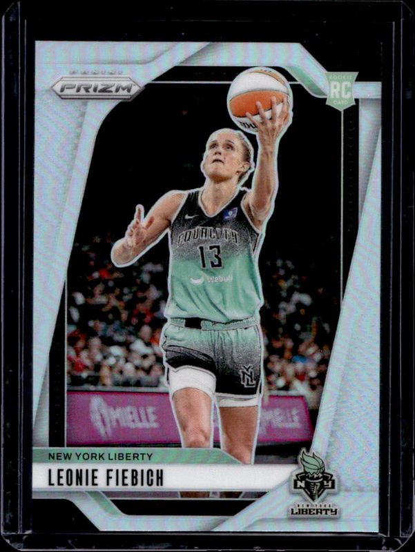Leonie Fiebich 2024 Prizm WNBA #30 Silver RAW