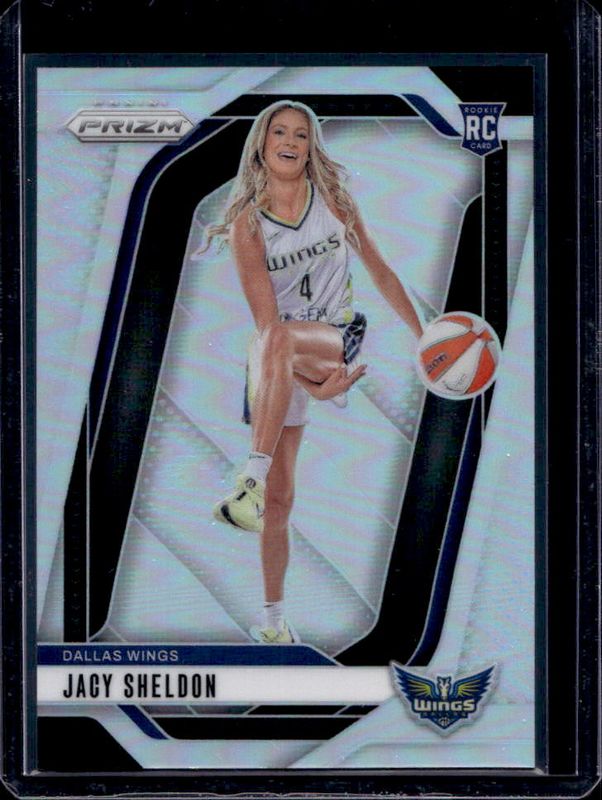 Jacy Sheldon 2024 Prizm WNBA #141 Silver Rookie RAW