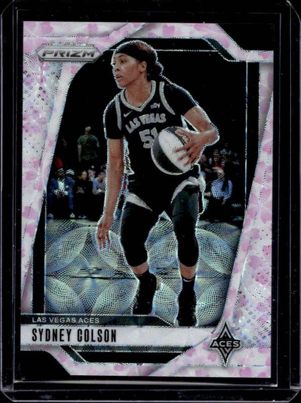Sydney Colson 2024 Prizm WNBA #73 Cherry Blossom FOTL /20 RAW