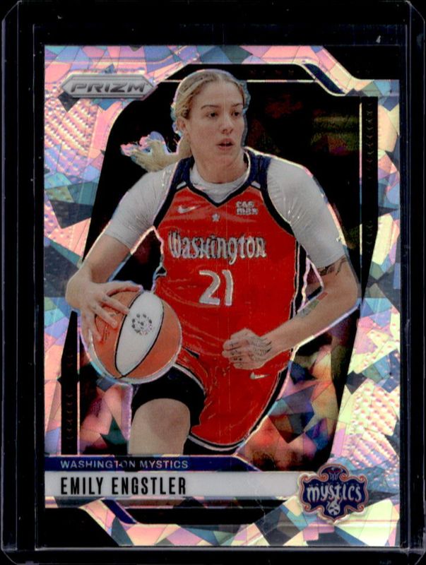 Emily Engstler 2024 Prizm WNBA #67 Ice RAW