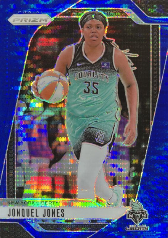 Jonquel Jones 2024 Prizm WNBA #14 Blue Pulsar /199 RAW