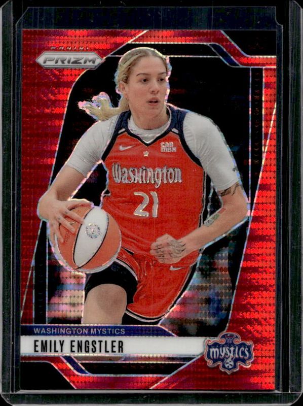 Emily Engstler 2024 Prizm WNBA #67 Red Pulsar /299 RAW