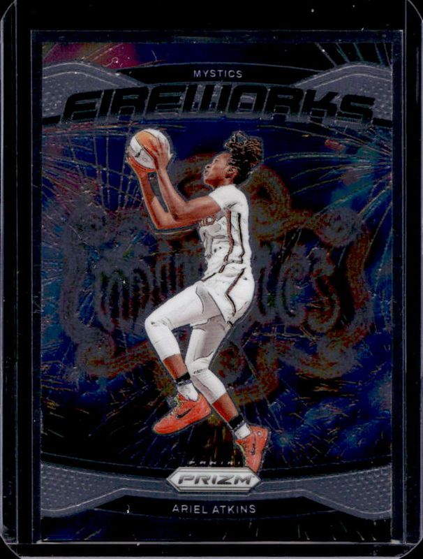 Ariel Atkins 2024 Prizm WNBA #3 Fireworks RAW