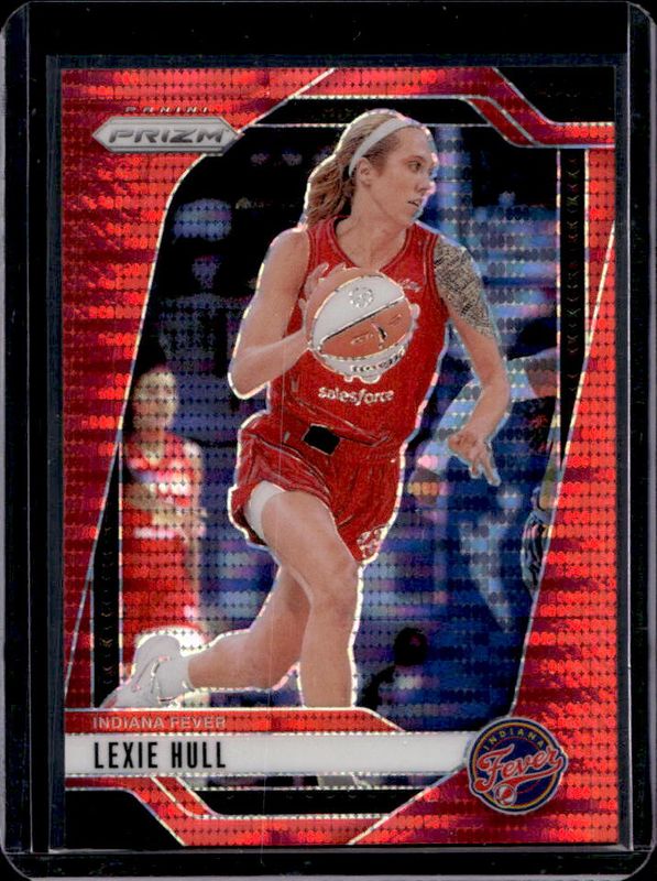 Lexie Hull 2024 Prizm WNBA #16 Red Pulsar /299 RAW