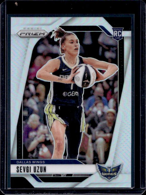 Sevgi Uzun 2024 Prizm WNBA #92 Silver Rookie RAW
