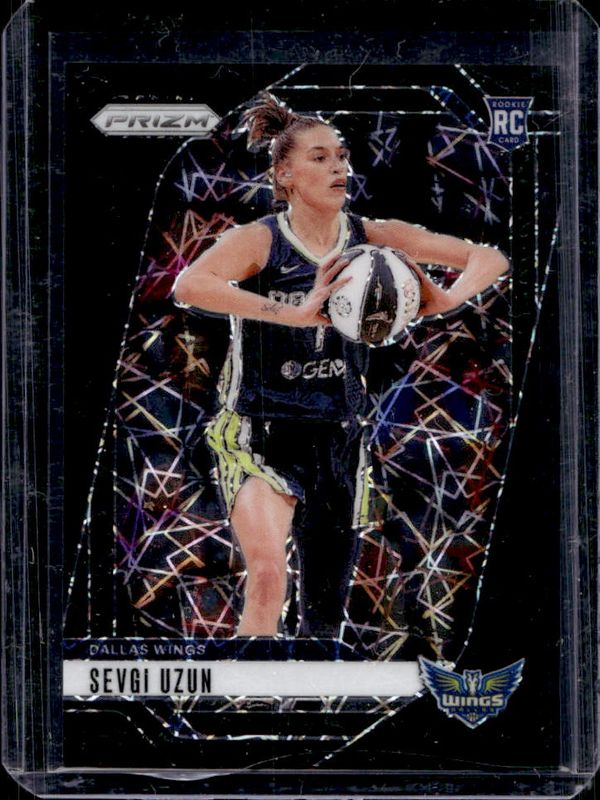 Sevgi Uzun 2024 Prizm WNBA #92 Black Velocity /39 Rookie RAW