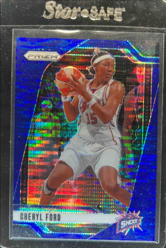 Cheryl Ford 2024 Prizm WNBA #59 Blue Pulsar /199 RAW