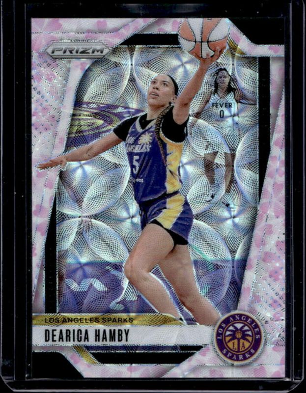 Dearica Hamby 2024 Prizm WNBA #19 Cherry Blossom FOTL /20 RAW