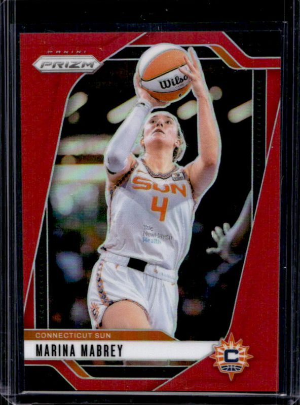 Marina Mabrey 2024 Prizm WNBA #132 Red /299 RAW