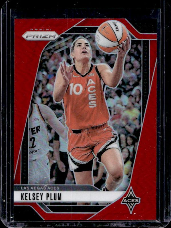Kelsey Plum 2024 Prizm WNBA #77 Red /299 RAW