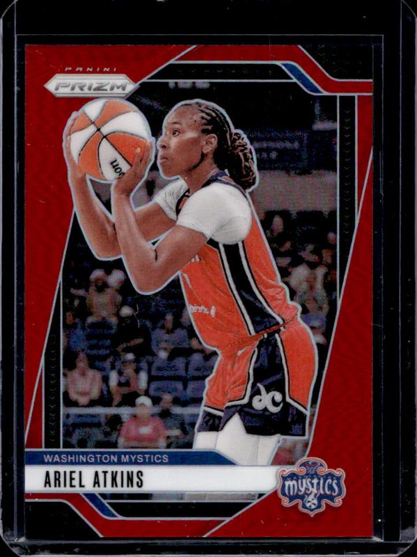 Ariel Atkins 2024 Prizm WNBA #56 Red /299 RAW