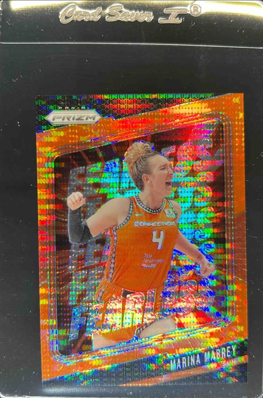 Marina Mabrey 2024 Prizm WNBA #11 Fearless - Orange Pulsar /75 RAW