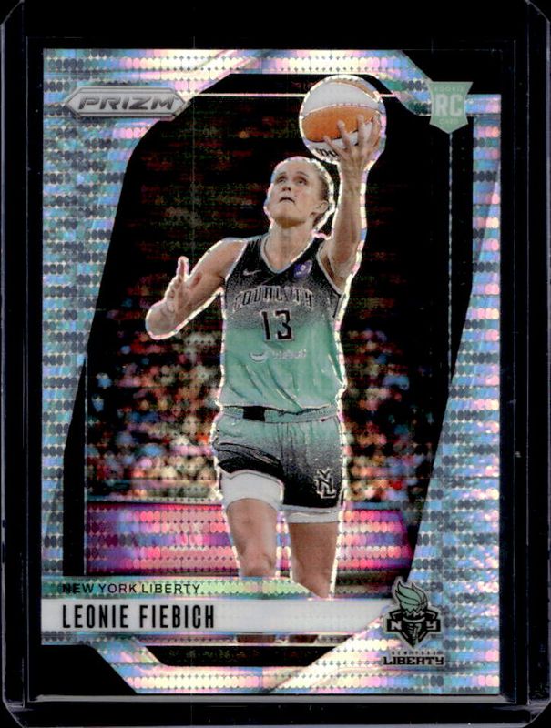 Leonie Fiebich 2024 Prizm WNBA #30 Pulsar /499 RAW