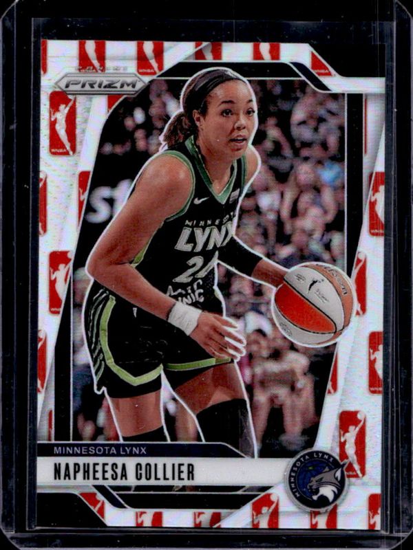 Napheesa Collier 2024 Prizm WNBA #26 WNBA Logo RAW