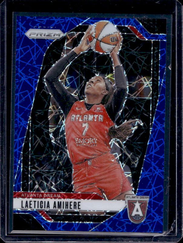 Laeticia Amihere 2024 Prizm WNBA #54 Blue Velocity RAW