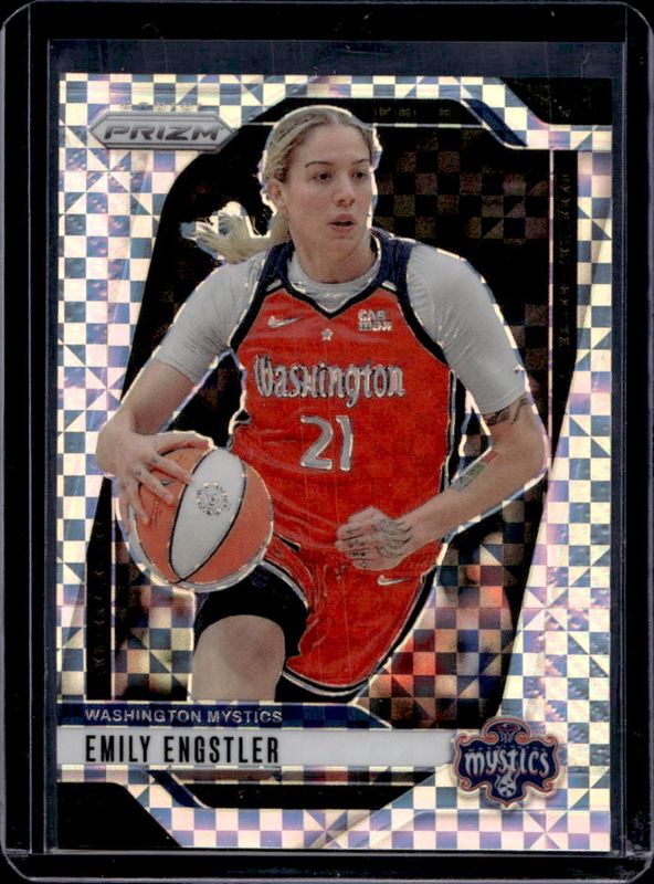 Emily Engstler 2024 Prizm WNBA #67 Checkerboard RAW