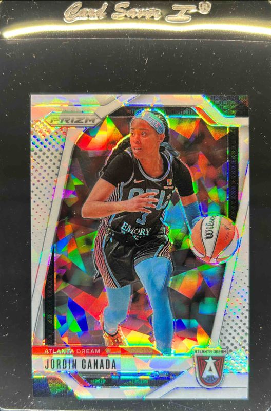 Jordin Canada 2024 Prizm WNBA #91 White Ice /35 RAW