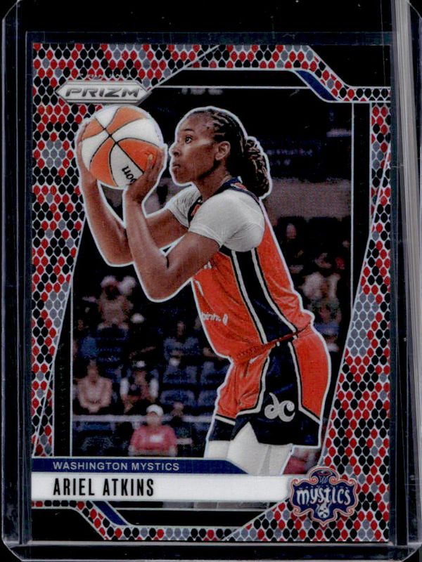 Ariel Atkins 2024 Prizm WNBA #56 Snakeskin /(SSP) RAW
