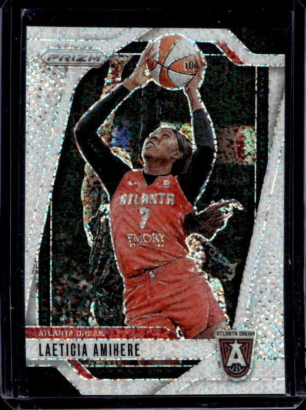 Laeticia Amihere 2024 Prizm WNBA #54 White Sparkle /(SSP) RAW