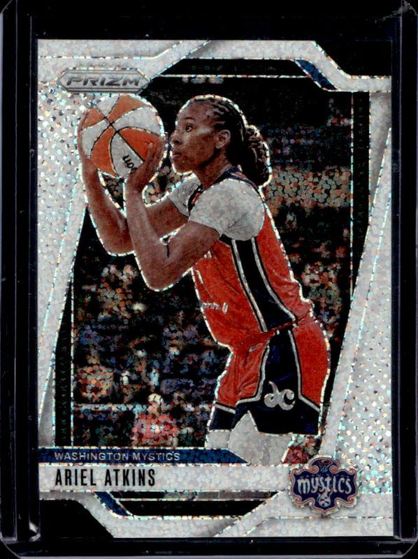 Ariel Atkins 2024 Prizm WNBA #56 White Sparkle /(SSP) RAW