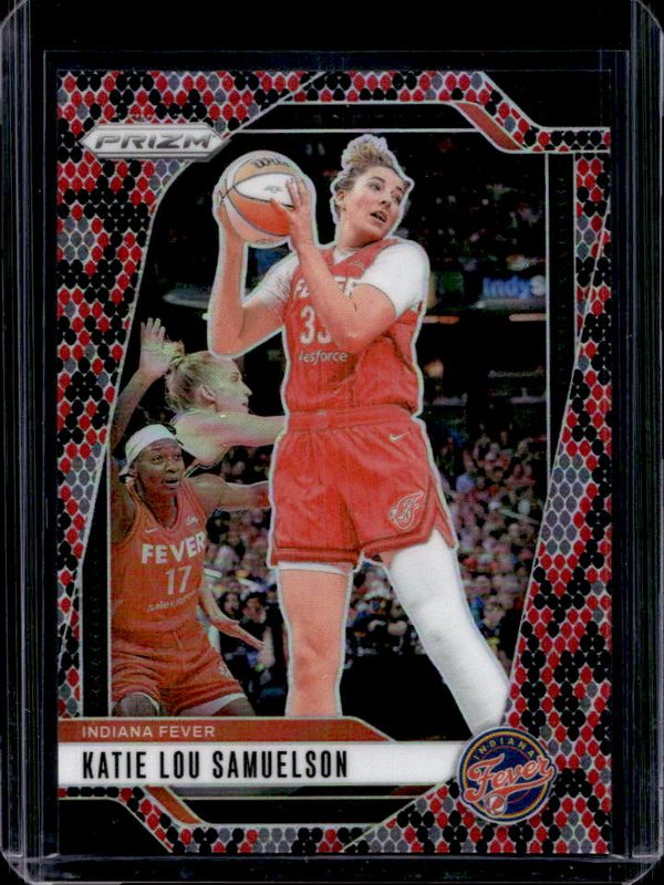 Katie Lou Samuelson 2024 Prizm WNBA #128 Snakeskin /(SSP) RAW