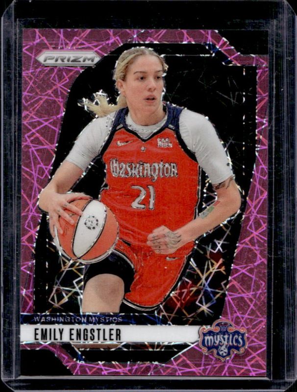 Emily Engstler 2024 Prizm WNBA #67 Pink Velocity /79 RAW