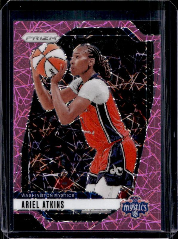 Ariel Atkins 2024 Prizm WNBA #56 Pink Velocity /79 RAW