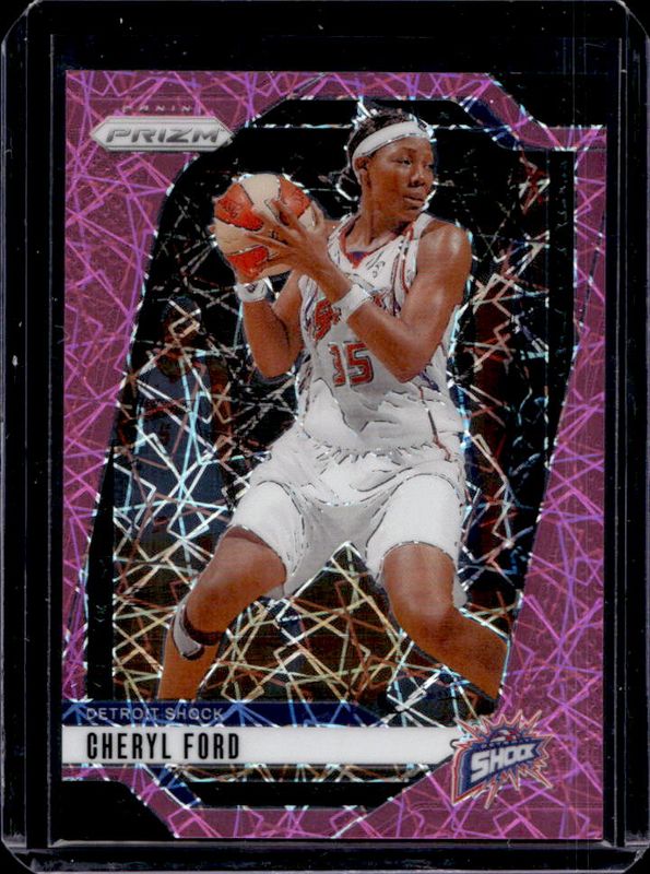 Cheryl Ford 2024 Prizm WNBA #59 Pink Velocity /79 RAW