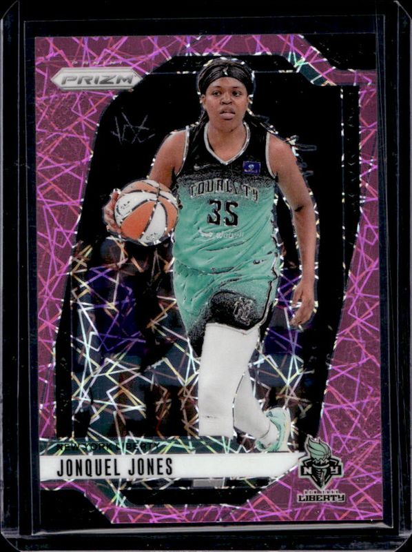 Jonquel Jones 2024 Prizm WNBA #14 Pink Velocity /79 RAW