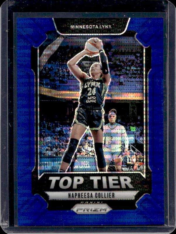 Napheesa Collier 2024 Prizm WNBA #9 Top Tier - Blue Pulsar /199 RAW