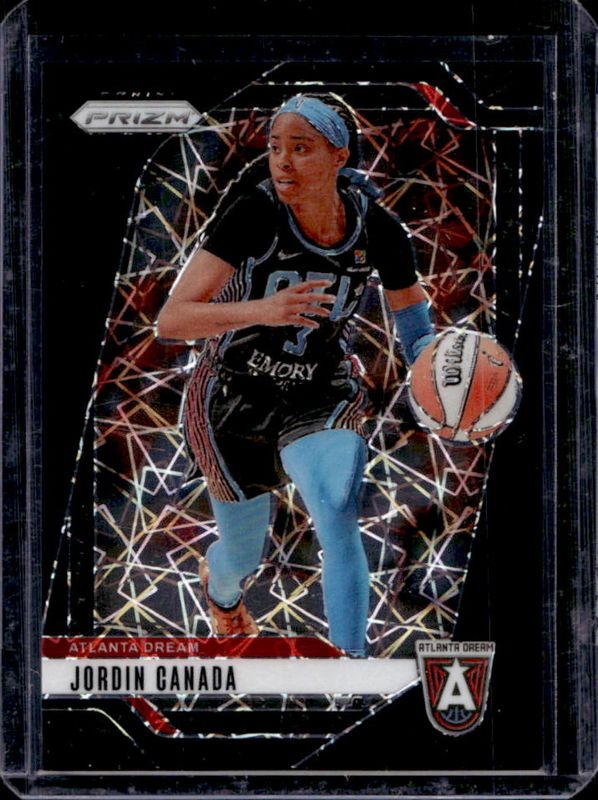 Jordin Canada 2024 Prizm WNBA #91 Black Velocity /39 RAW