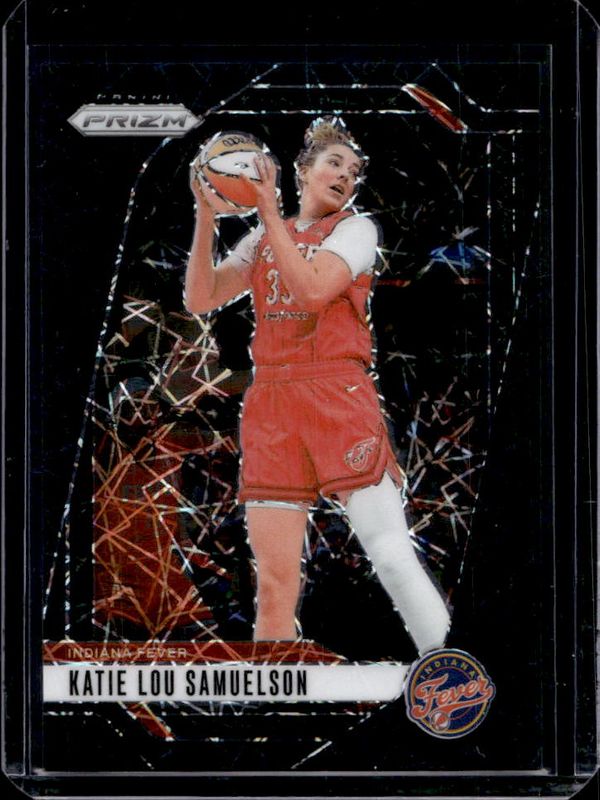 Katie Lou Samuelson 2024 Prizm WNBA #128 Black Velocity /39 RAW