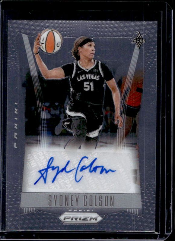 Sydney Colson 2024 Prizm WNBA #TB-SYC Throwback Signatures RAW
