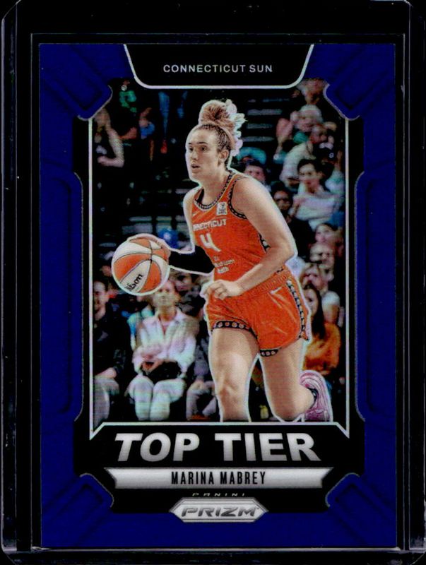 Marina Mabrey 2024 Prizm WNBA #8 Top Tier - Blue /49 RAW