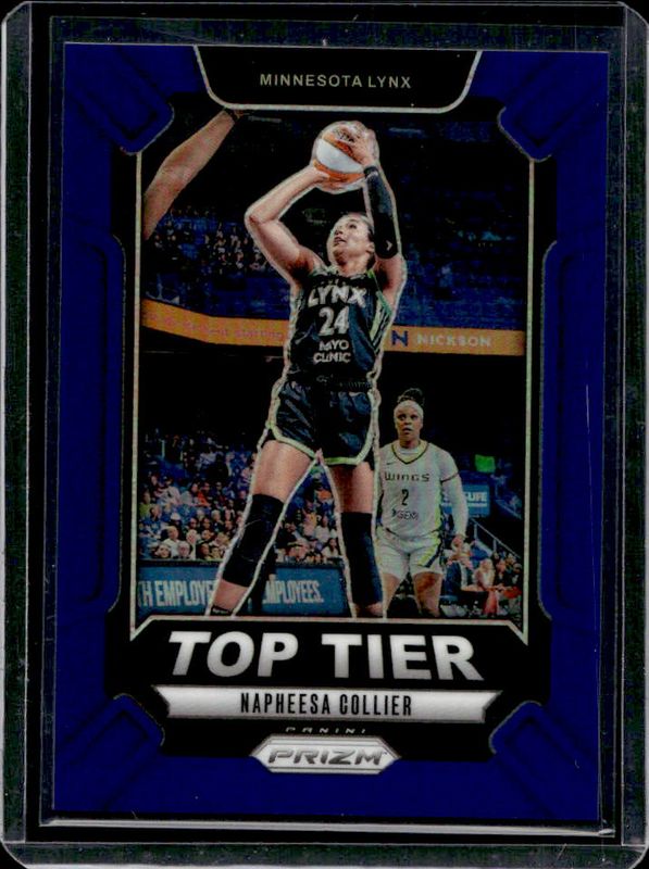 Napheesa Collier 2024 Prizm WNBA #9 Top Tier - Blue /49 RAW