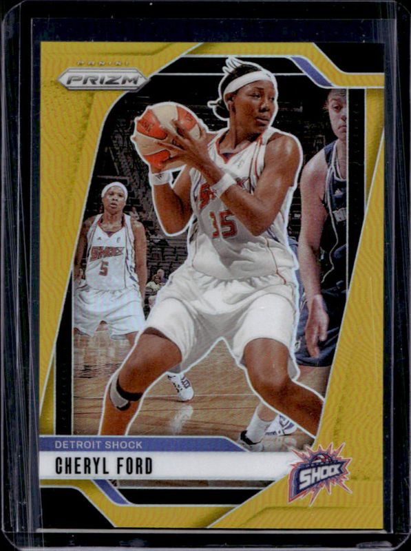 Cheryl Ford 2024 Prizm WNBA #59 Gold /10 RAW