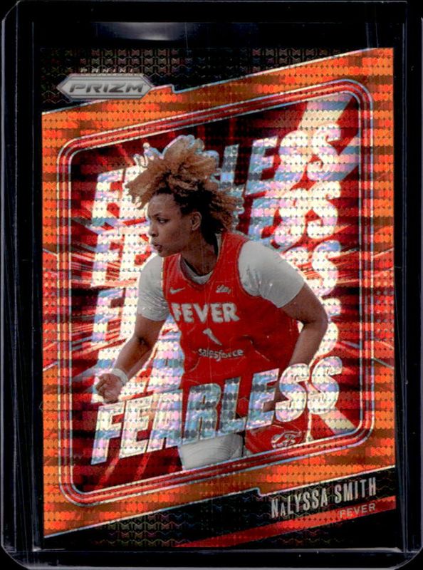 NaLyssa Smith 2024 Prizm WNBA #1 Fearless - Orange Pulsar /75 Rookie RAW