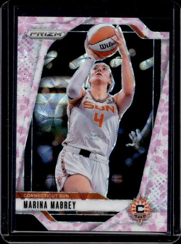 Marina Mabrey 2024 Prizm WNBA #132 Cherry Blossom FOTL /20 RAW
