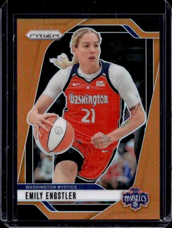 Emily Engstler 2024 Prizm WNBA #67 Orange /99 RAW