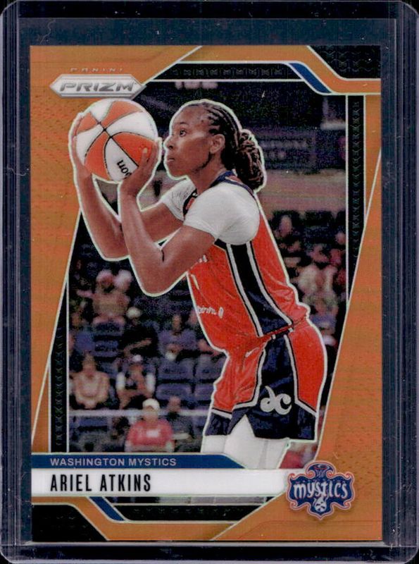 Ariel Atkins 2024 Prizm WNBA #56 Orange /99 RAW
