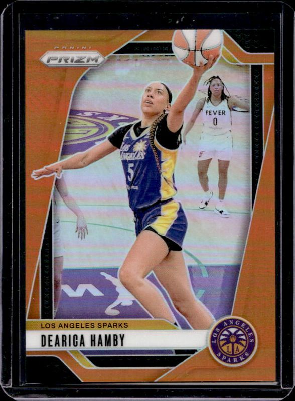 Dearica Hamby 2024 Prizm WNBA #19 Orange /99 RAW