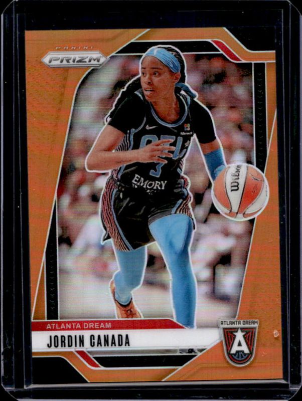 Jordin Canada 2024 Prizm WNBA #91 Orange /99 RAW