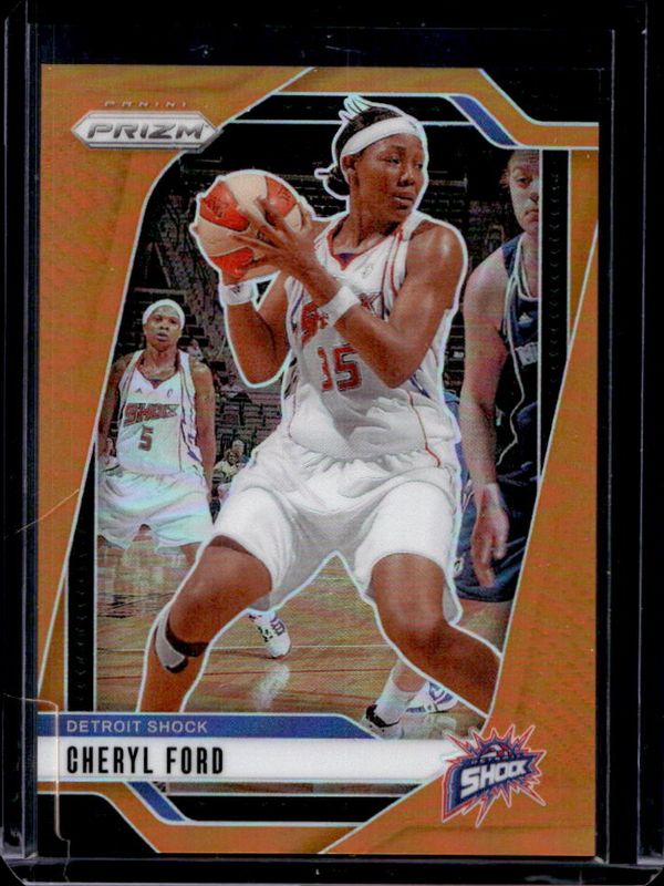 Cheryl Ford 2024 Prizm WNBA #59 Orange /99 RAW