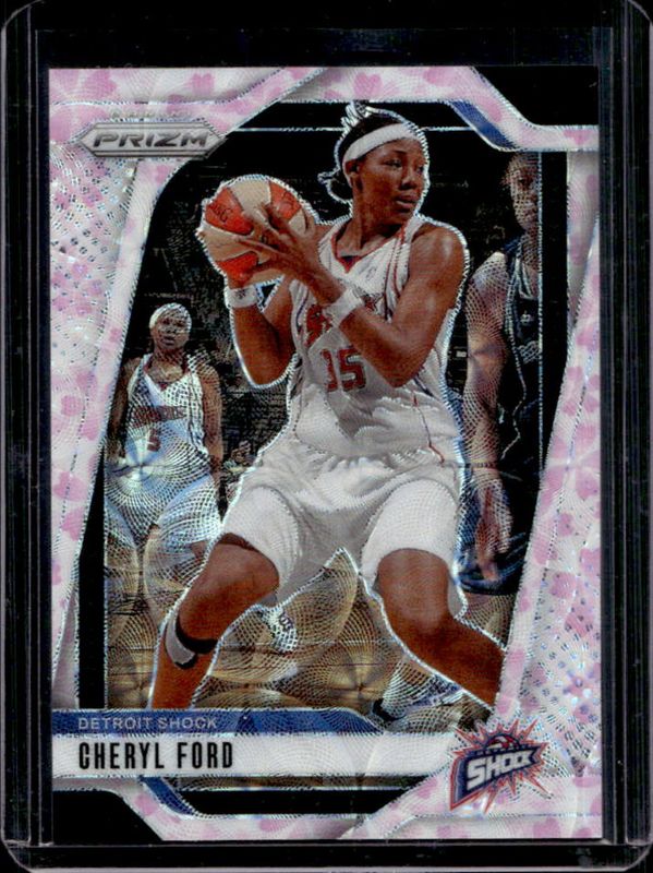 Cheryl Ford 2024 Prizm WNBA #59 Cherry Blossom FOTL /20 RAW