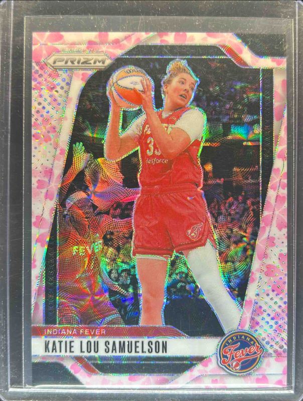 Katie Lou Samuelson 2024 Prizm WNBA #128 Cherry Blossom FOTL /20 RAW
