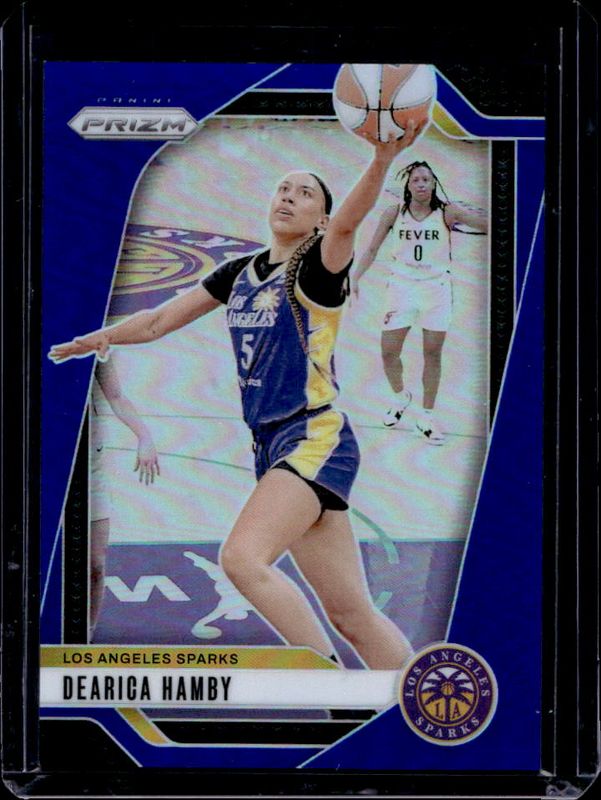 Dearica Hamby 2024 Prizm WNBA #19 Blue /199 RAW