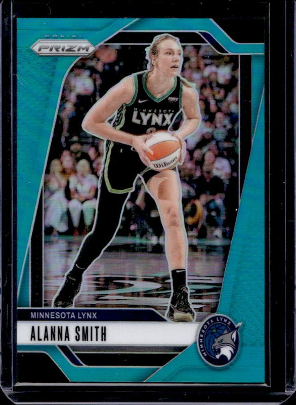 Alanna Smith 2024 Prizm WNBA #111 Teal /49 RAW