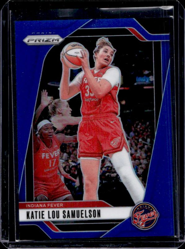 Katie Lou Samuelson 2024 Prizm WNBA #128 Blue /199 RAW